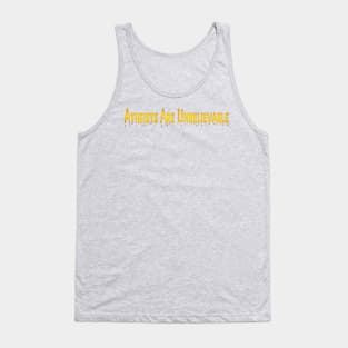 Atheists Are Unbelievable - Back Tank Top